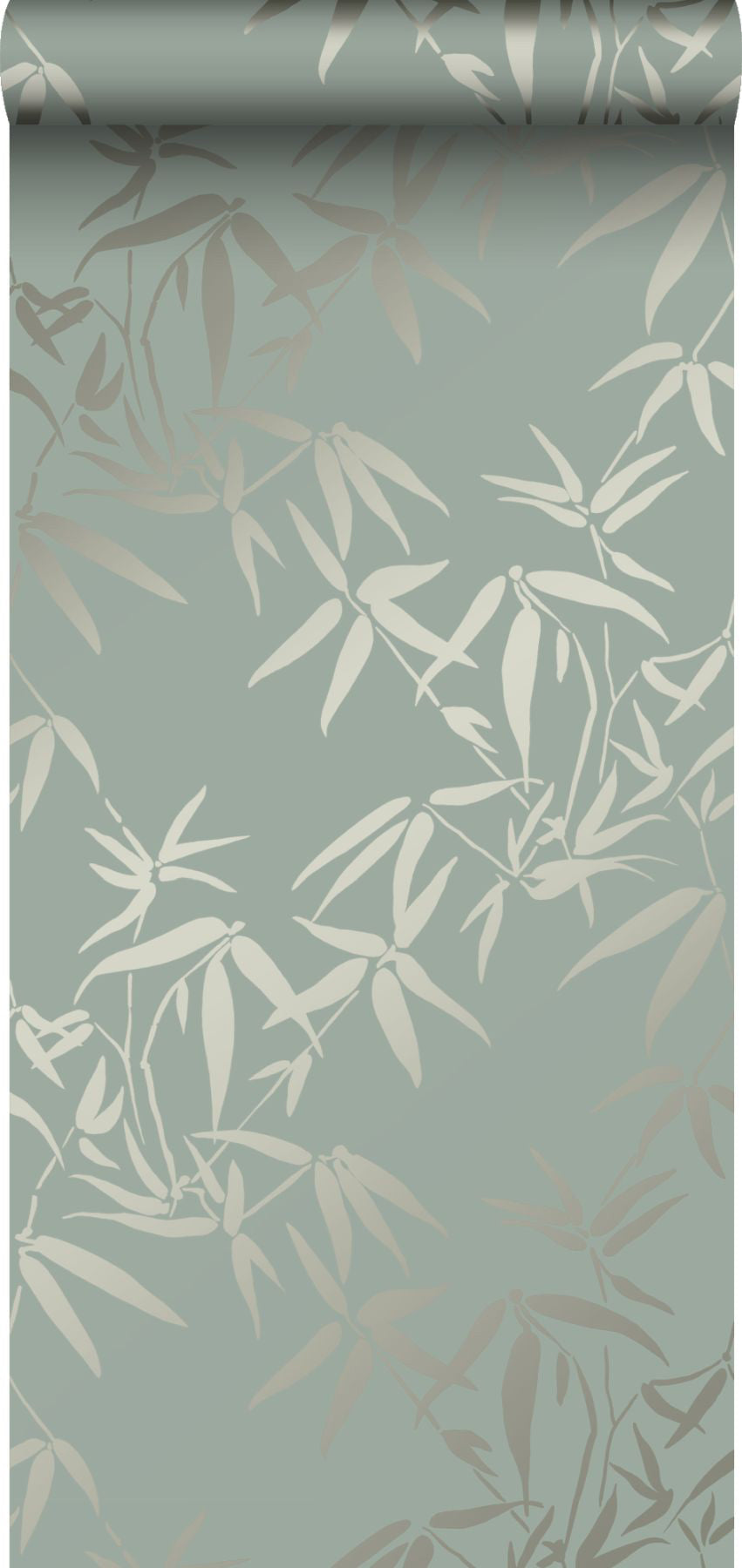 Origin Guadua Green Bamboo Leaves Wallpaper, 20.9-in by 33-ft