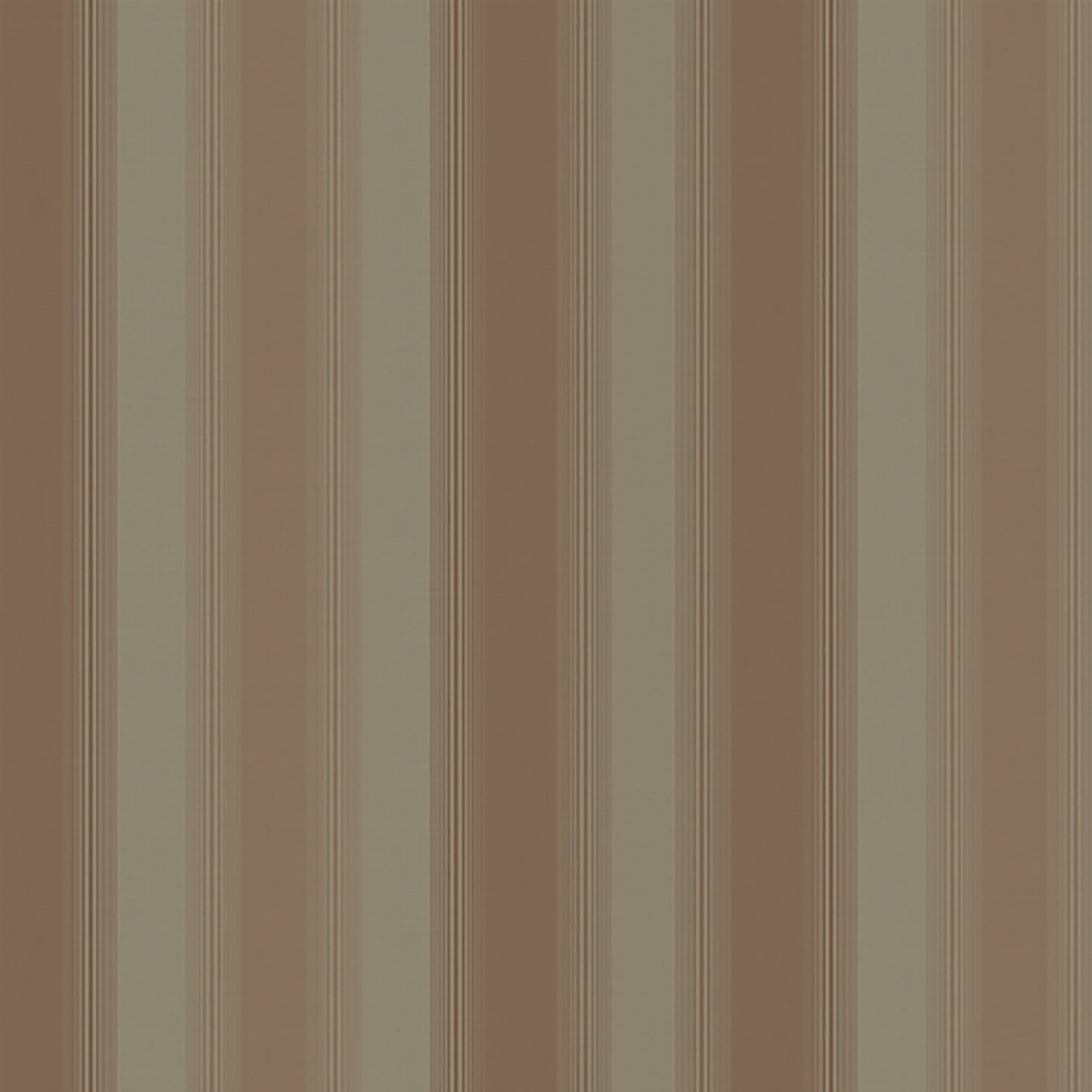 Lucky Day Luca Chestnut Stripe Wallpaper, 20.5-in by 33-ft