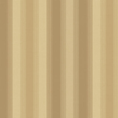 Lucky Day Luca Coffee Stripe Wallpaper, 20.5-in by 33-ft