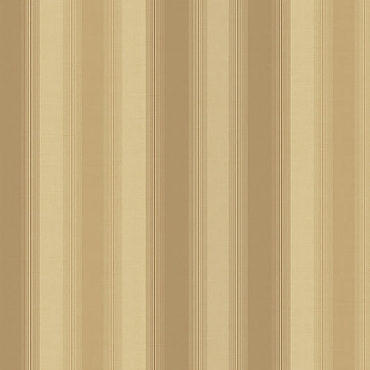 Lucky Day Luca Coffee Stripe Wallpaper, 20.5-in by 33-ft