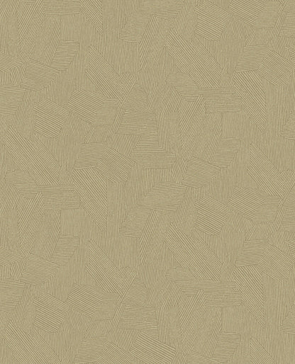 Eijffinger Clio Brown Lined Geometric Wallpaper, 20.5-in by 33-ft