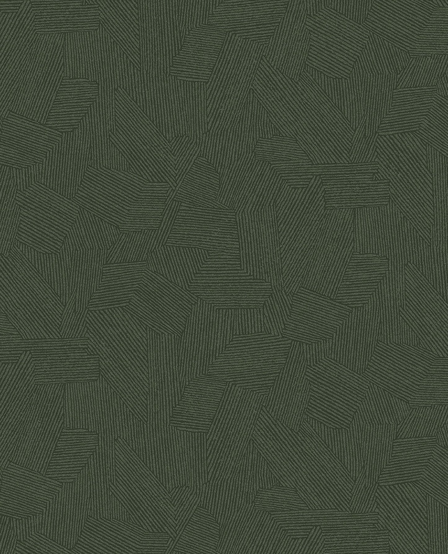 Eijffinger Clio Dark Green Lined Geometric Wallpaper, 20.5-in by 33-ft