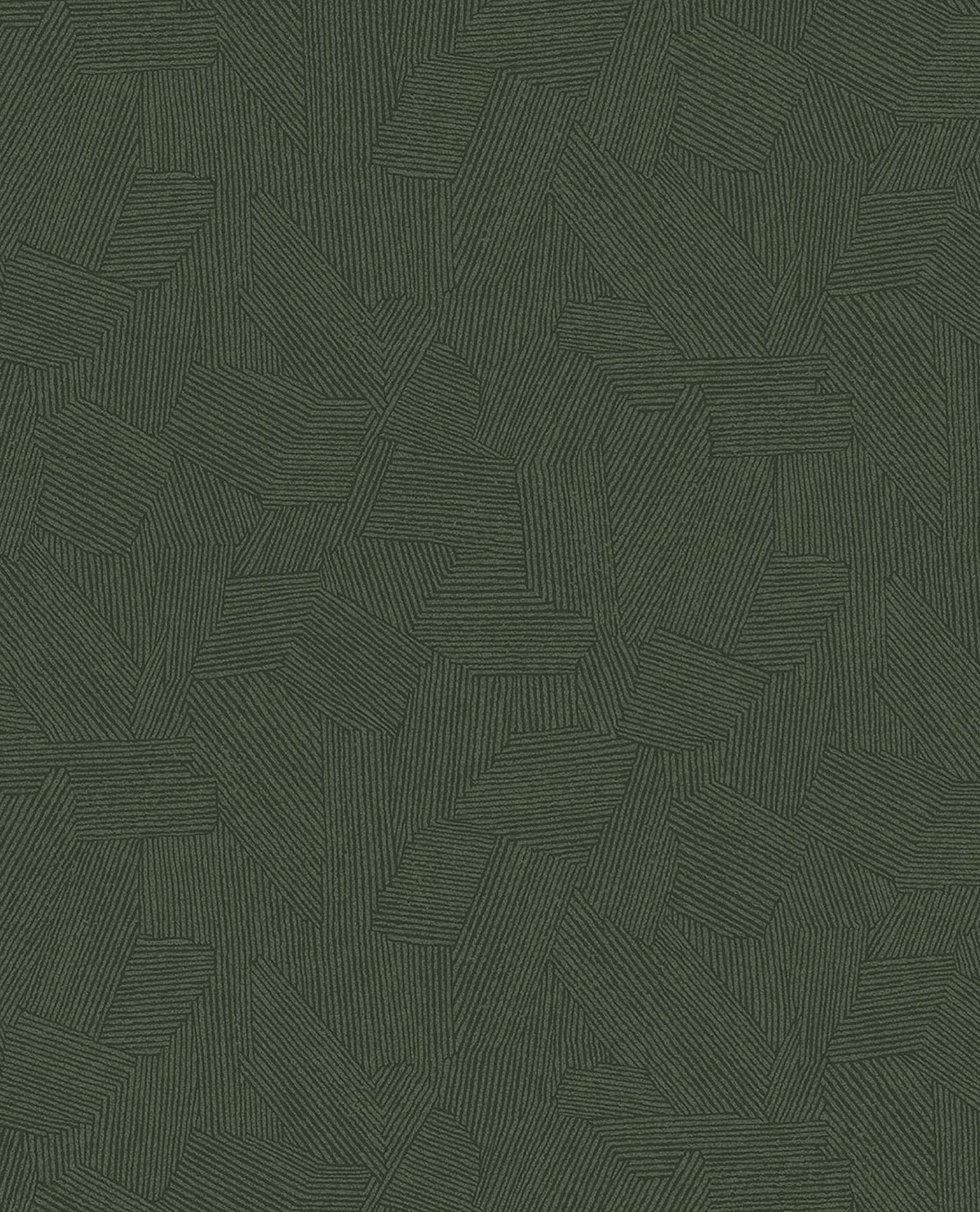 Eijffinger Clio Dark Green Lined Geometric Wallpaper, 20.5-in by 33-ft