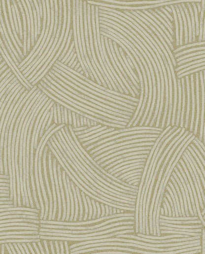 Eijffinger Freesia Brown Abstract Woven Wallpaper, 20.5-in by 33-ft