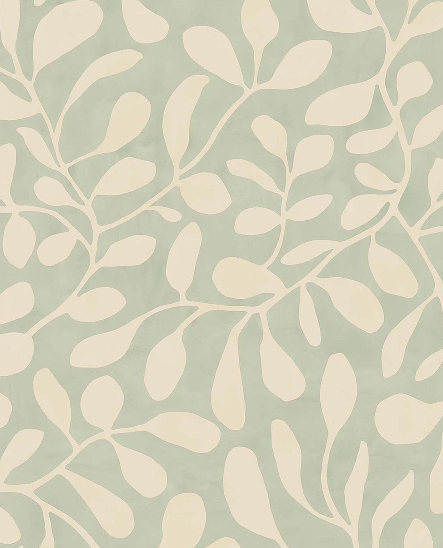 Eijffinger Fiona Light Blue Leafy Vines Wallpaper, 20.5-in by 33-ft