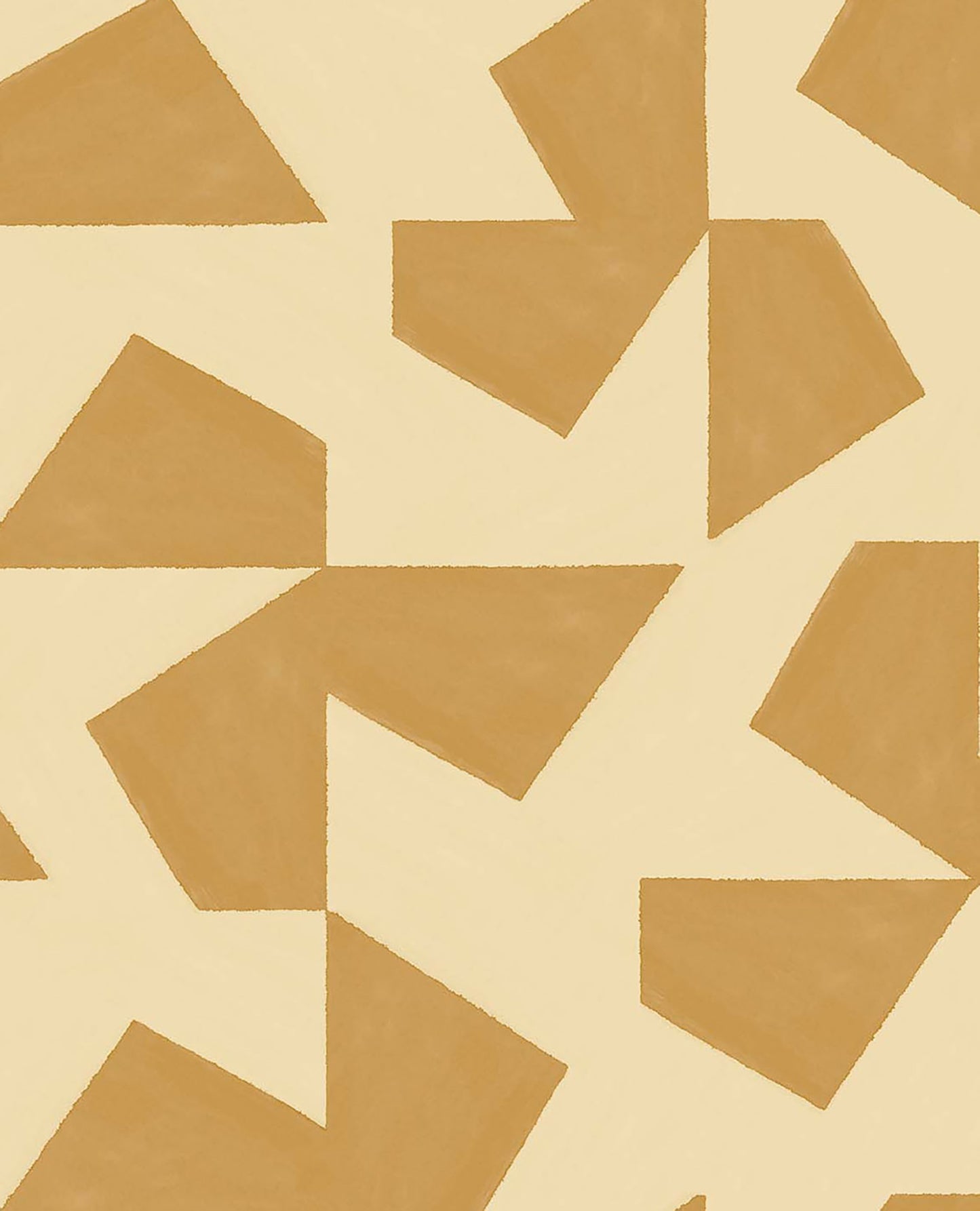 Eijffinger Azad Yellow Abstract Geometric Wallpaper, 20.5-in by 33-ft