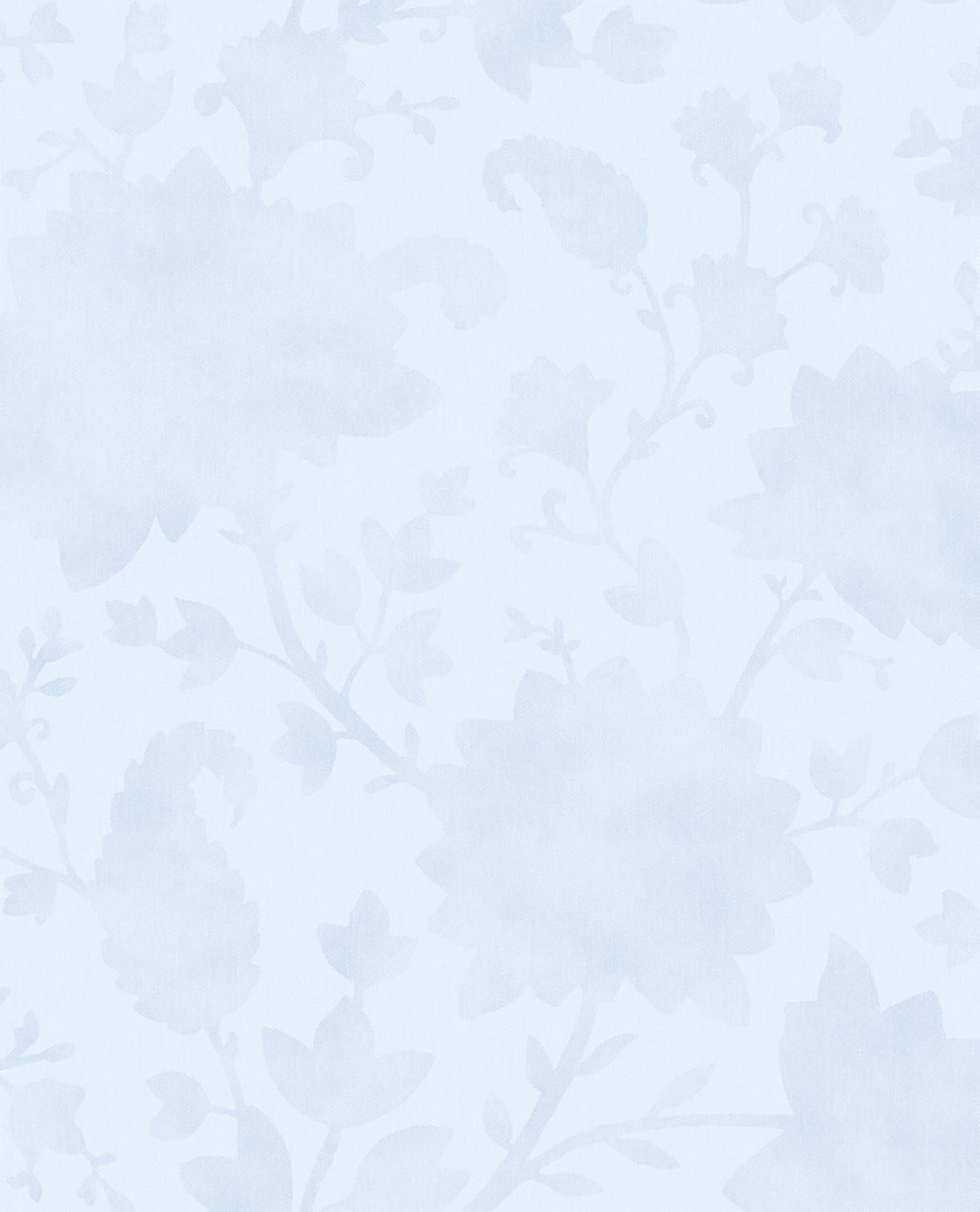 Eijffinger Avens Light Blue Floral Wallpaper, 20.5-in by 33-ft