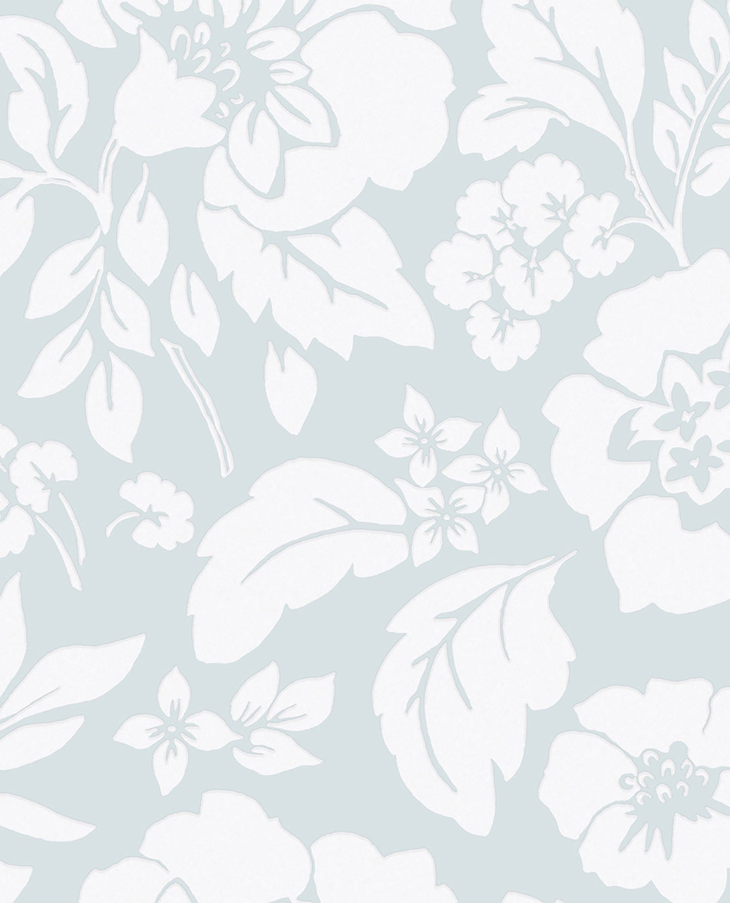 Eijffinger Avens Mint Floral Wallpaper, 20.5-in by 33-ft