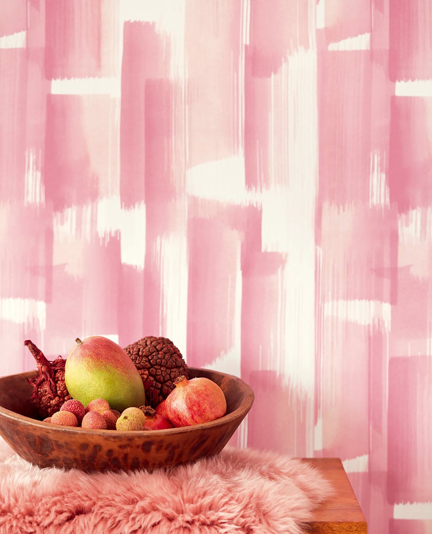 Eijffinger Vilgot Blush Abstract Wallpaper, 20.5-in by 33-ft