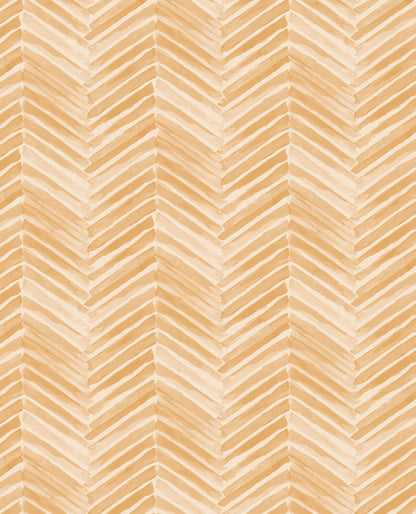 Eijffinger Tilde Wheat Chevron Wallpaper, 20.5-in by 33-ft