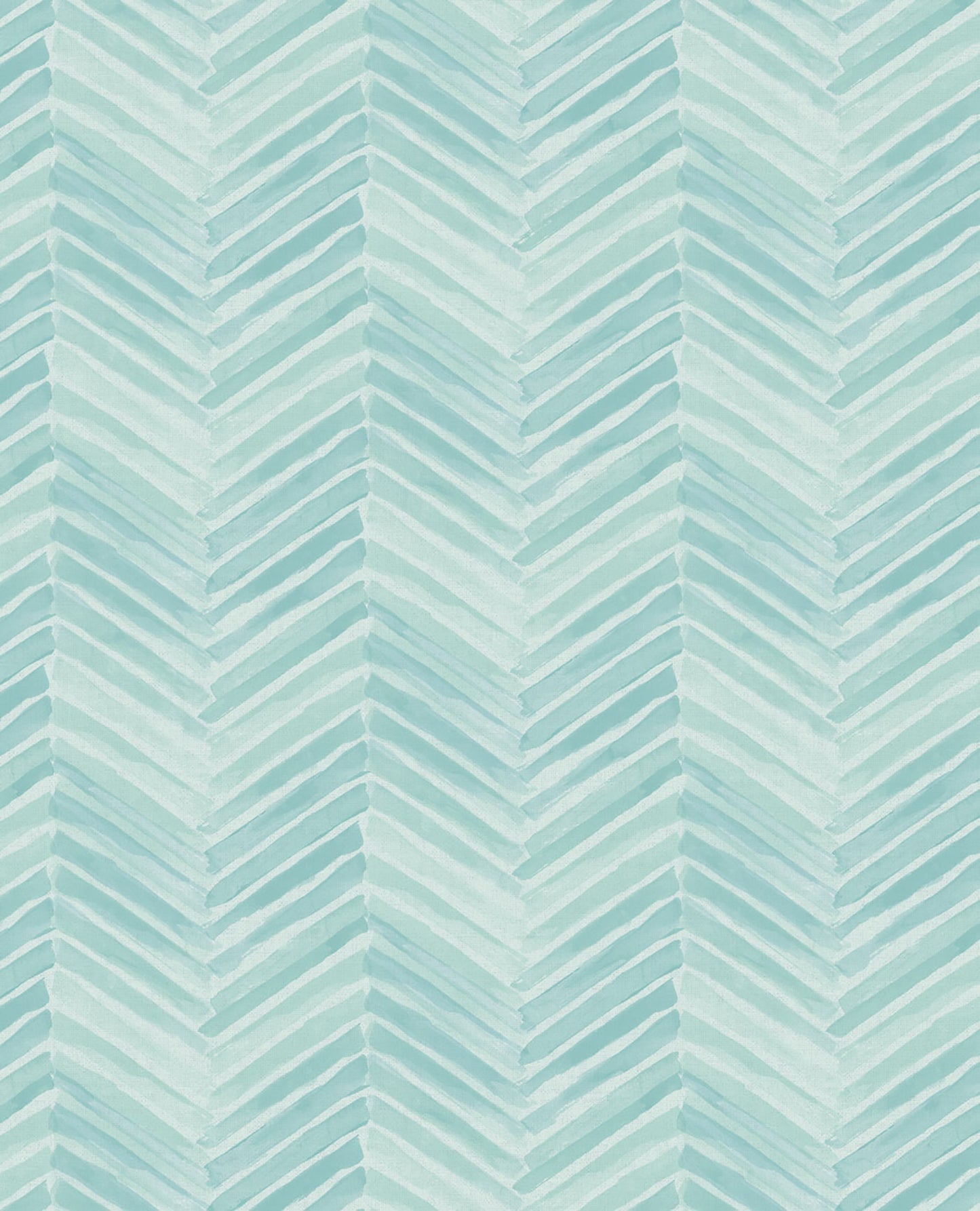 Eijffinger Tilde Turquoise Chevron Wallpaper, 20.5-in by 33-ft