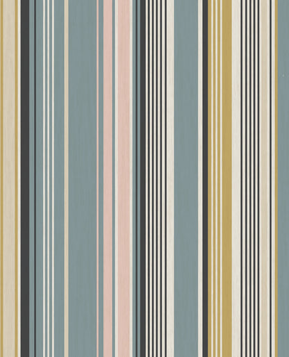 Eijffinger Svea Multicolor Stripe Wallpaper, 20.5-in by 33-ft