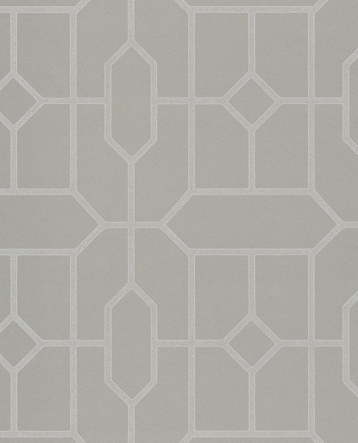 Eijffinger Johan Taupe Trellis Wallpaper, 20.5-in by 33-ft