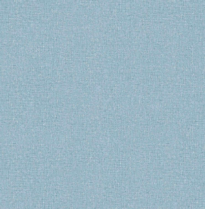 Fine Decor Grace Blue Linen Wallpaper, 20.5-in by 33-ft