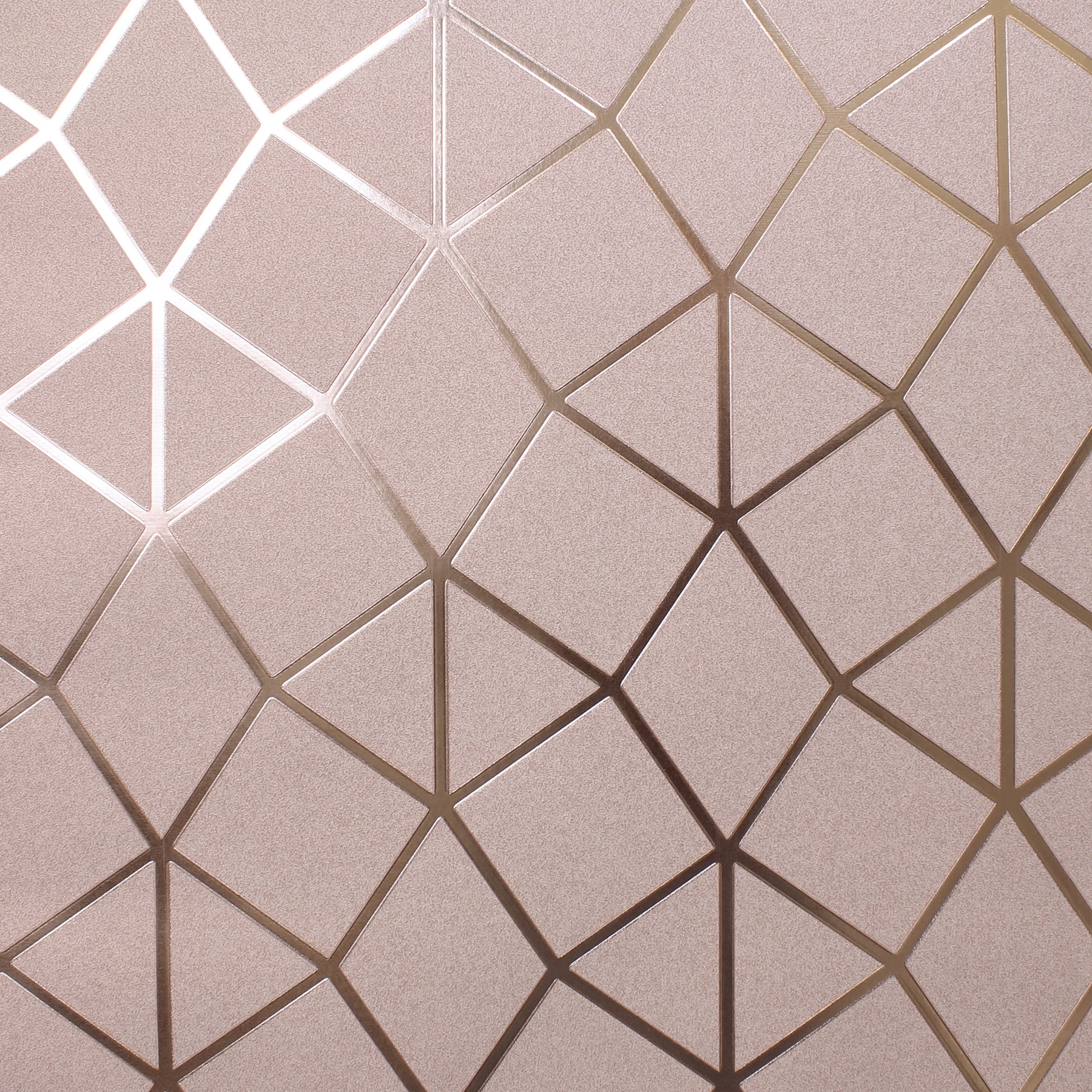 Fine Decor Stella Blush Geo Trellis Wallpaper, 20.9-in by 33-ft