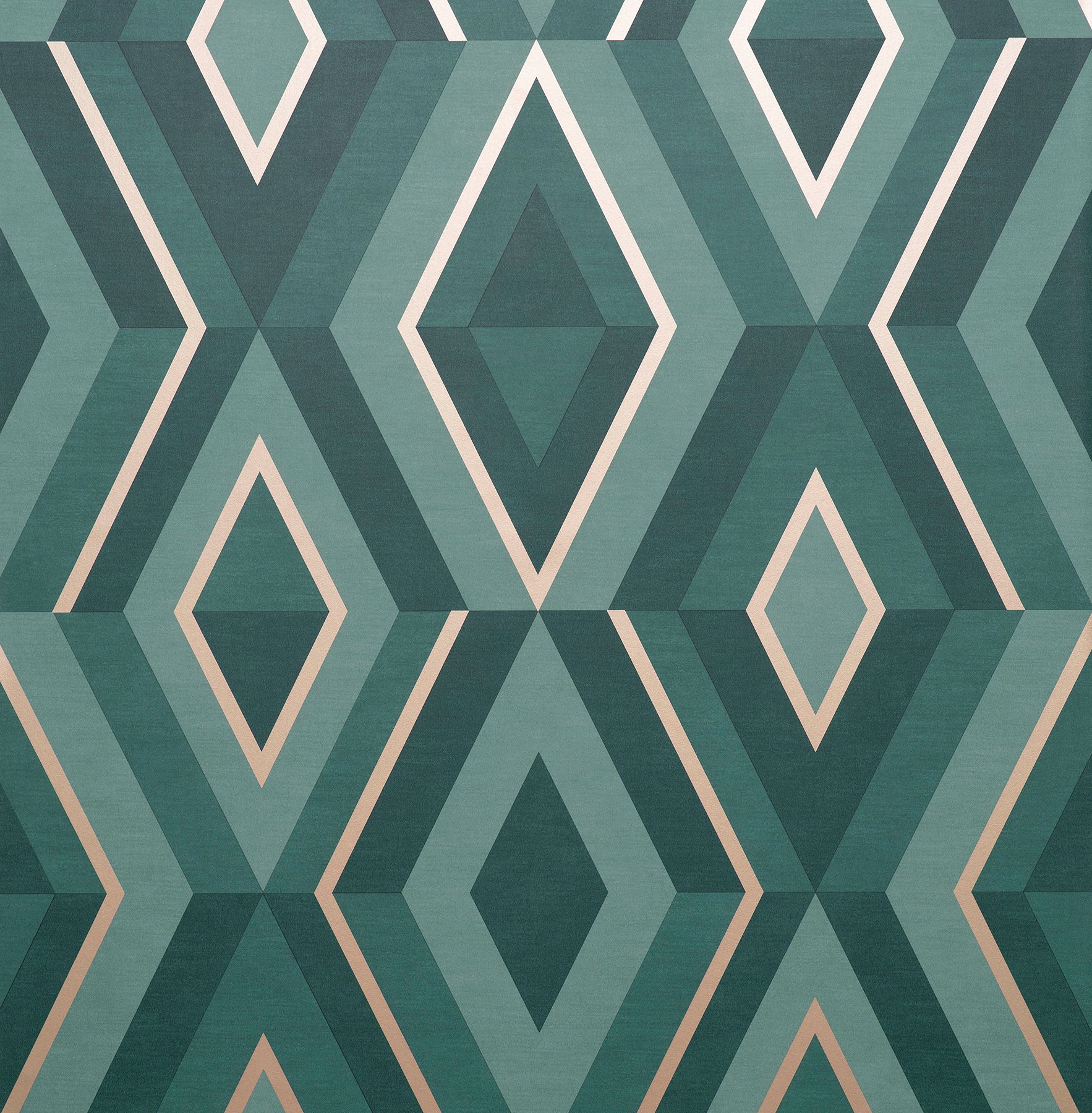 Fine Decor Shard Turquoise Geometric Wallpaper, 20.5-in by 33-ft