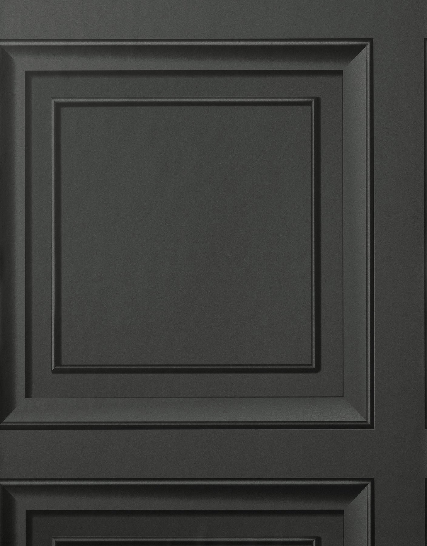 Fine Decor Distinctive Dark Grey Square Panel Wallpaper, 20.5-in by 33-ft