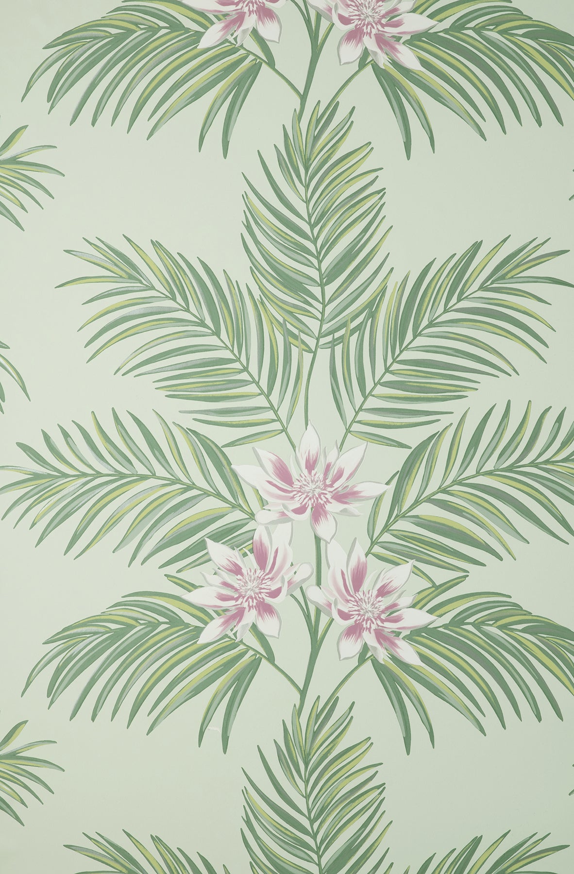 Fine Decor Bali Sage Palm Wallpaper, 20.5-in by 33-ft