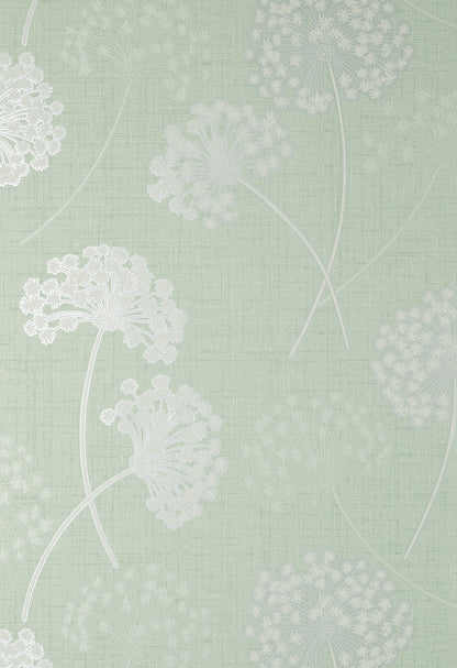 Fine Decor Grace Green Floral Wallpaper, 20.5-in by 33-ft