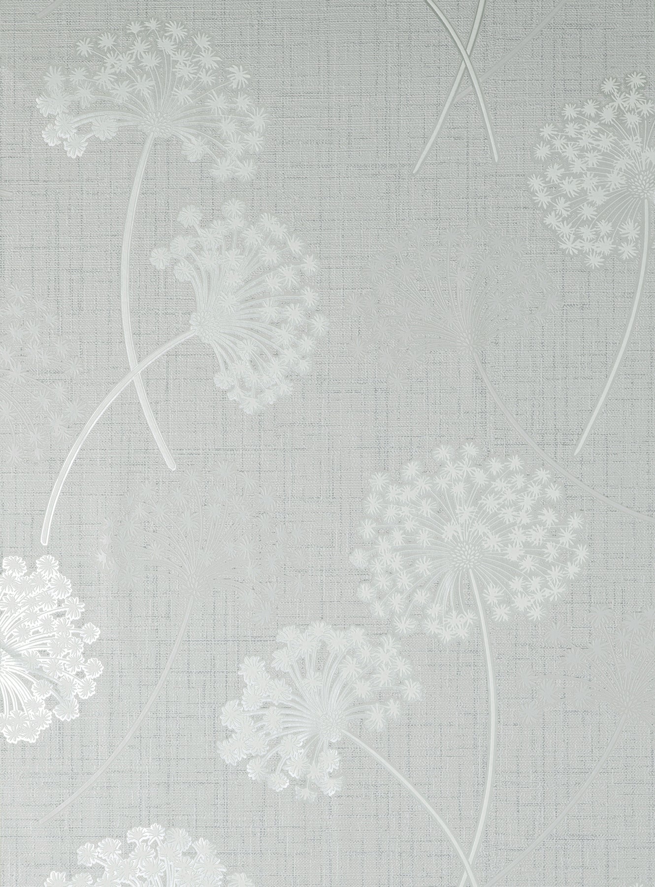 Fine Decor Grace Grey Floral Wallpaper, 20.5-in by 33-ft