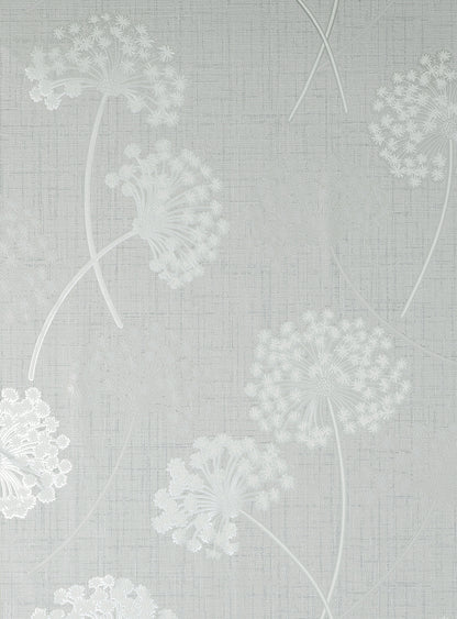 Fine Decor Grace Grey Floral Wallpaper, 20.5-in by 33-ft