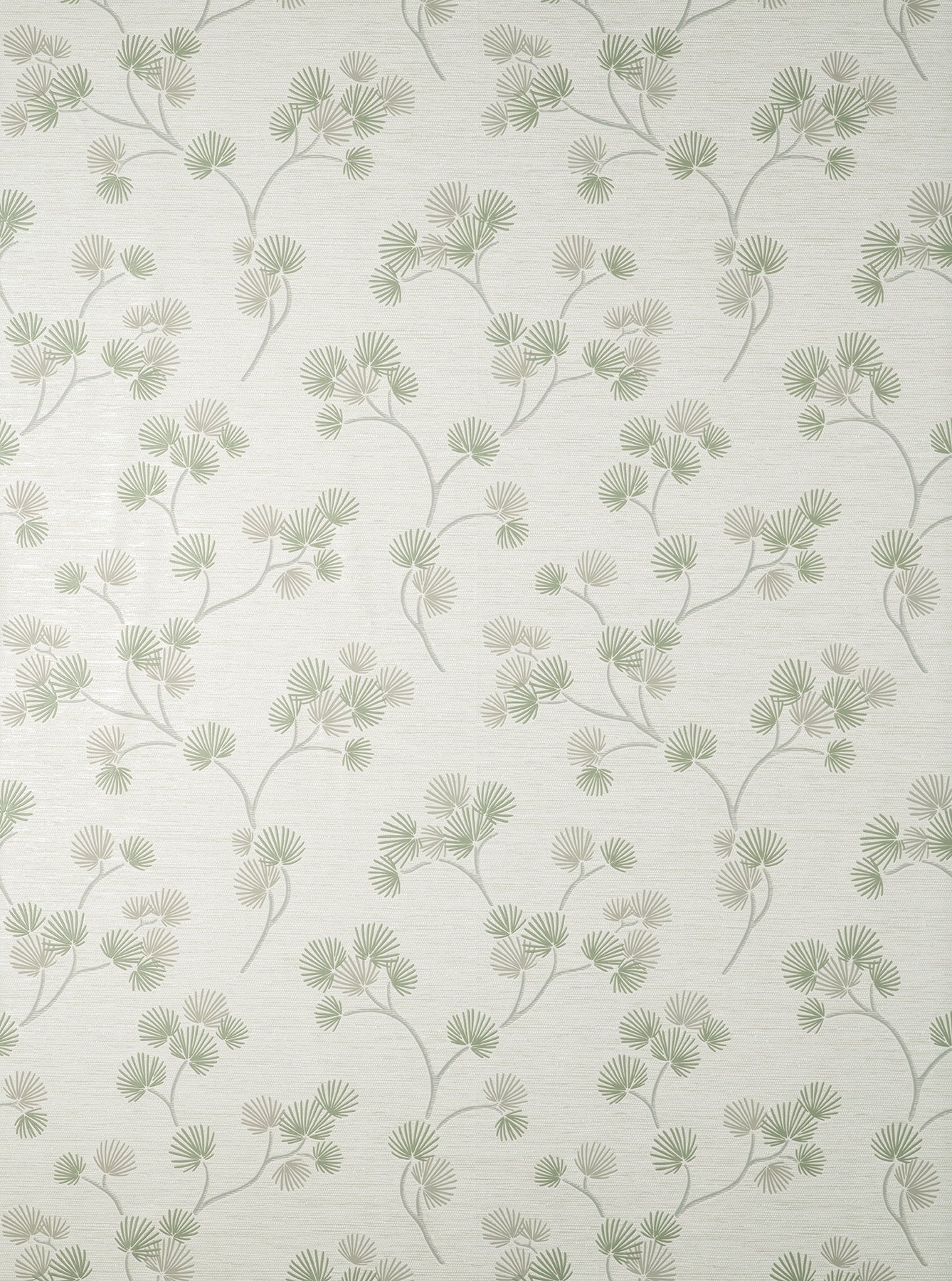 Fine Decor Kira Green Trail Wallpaper, 20.5-in by 33-ft