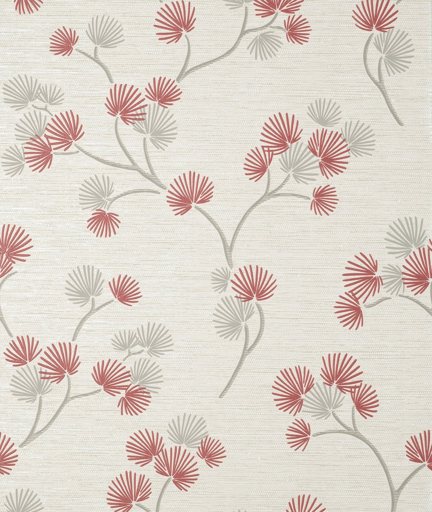 Fine Decor Kira Red Trail Wallpaper, 20.5-in by 33-ft