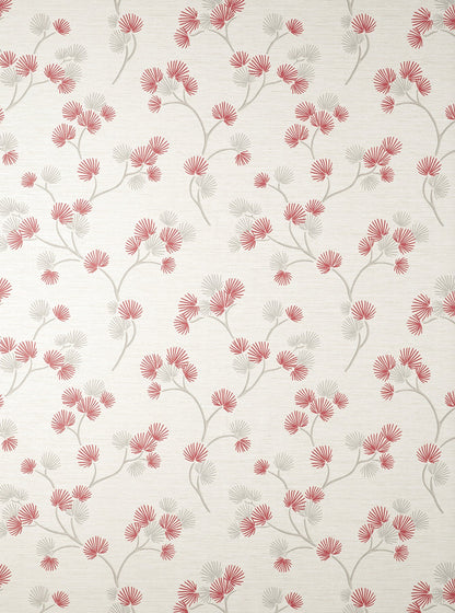 Fine Decor Kira Red Trail Wallpaper, 20.5-in by 33-ft