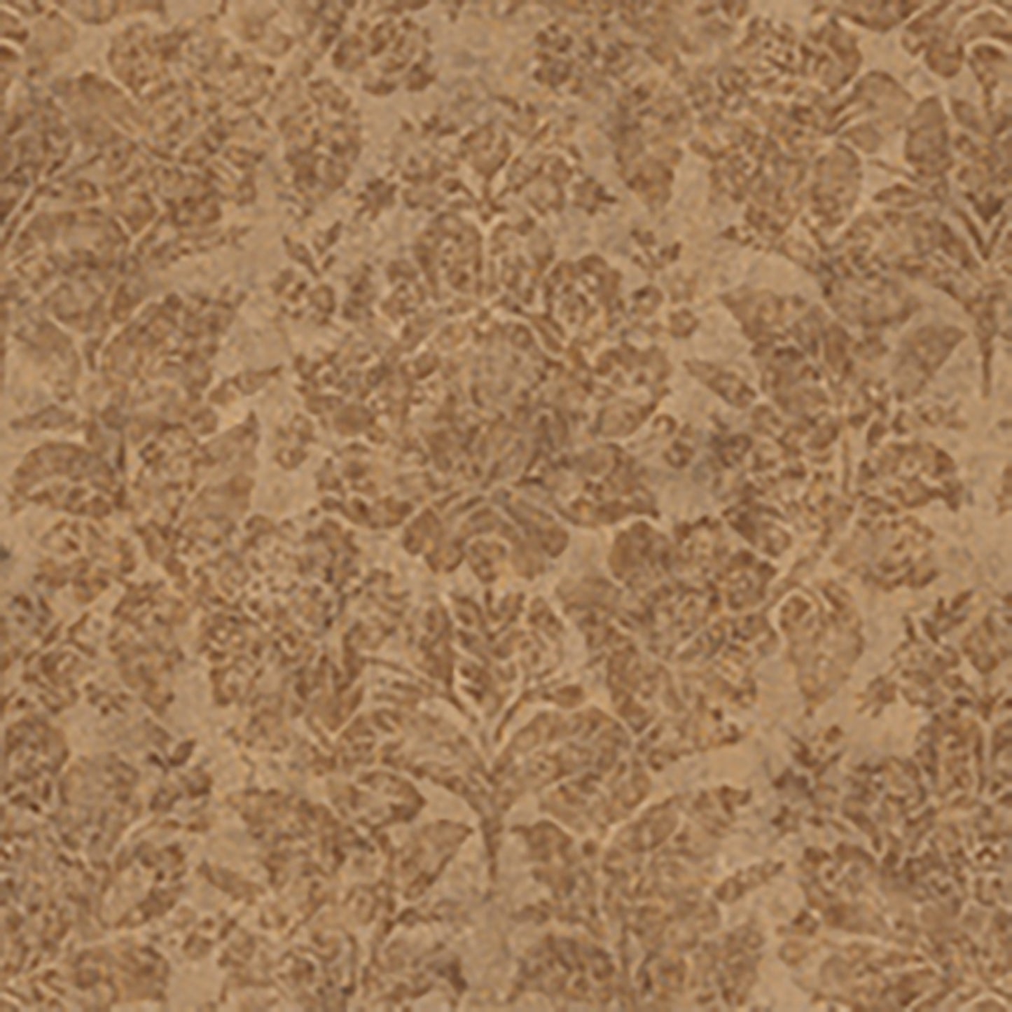 Lucky Day Genoa Brown Damask Wallpaper, 20.5-in by 33-ft