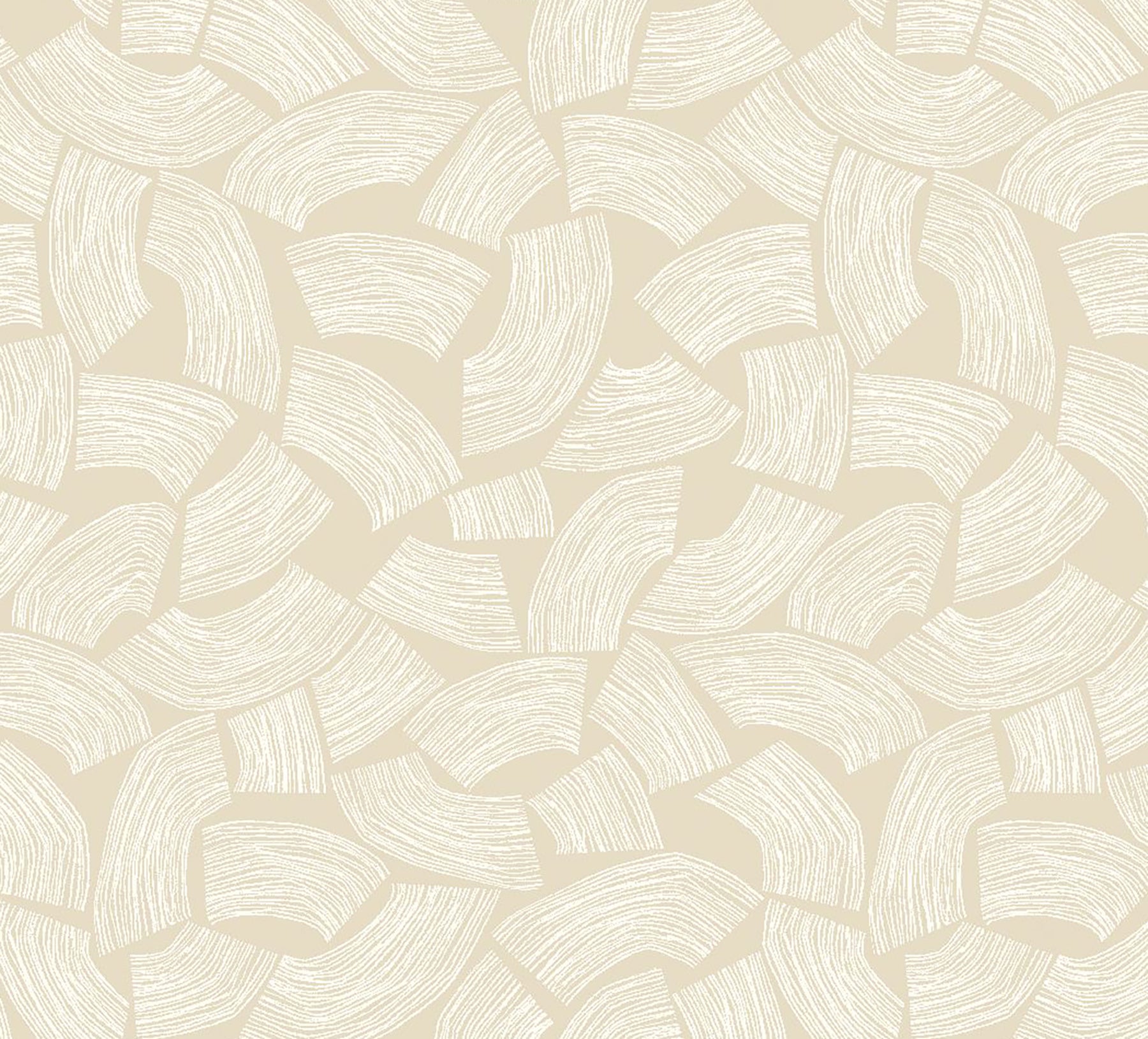 ohpopsi Elements Neutral Scribbled Arches Wallpaper, 19.7-in by 33-ft