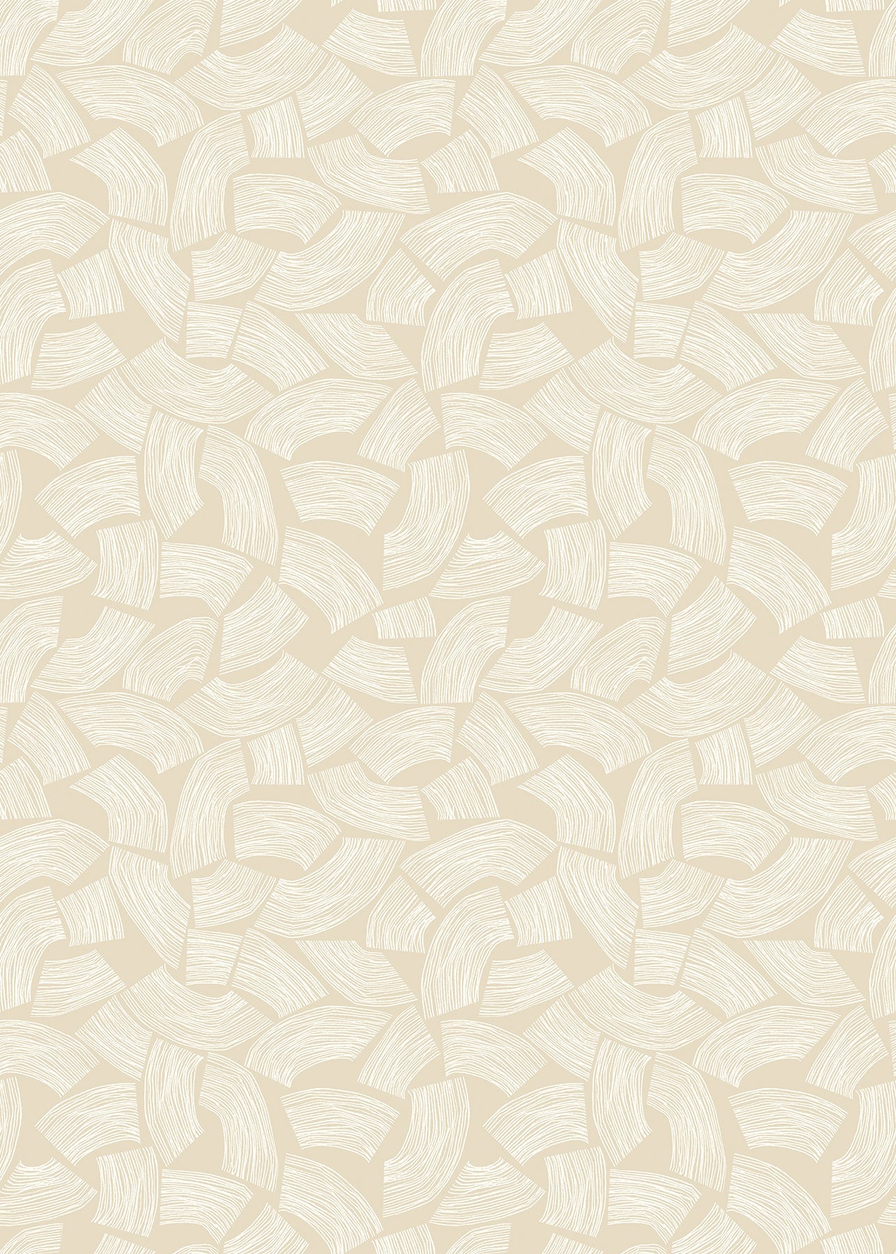 ohpopsi Elements Neutral Scribbled Arches Wallpaper, 19.7-in by 33-ft