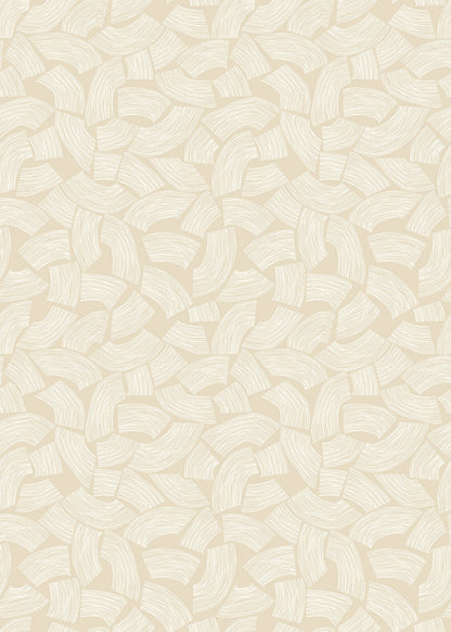 ohpopsi Elements Neutral Scribbled Arches Wallpaper, 19.7-in by 33-ft