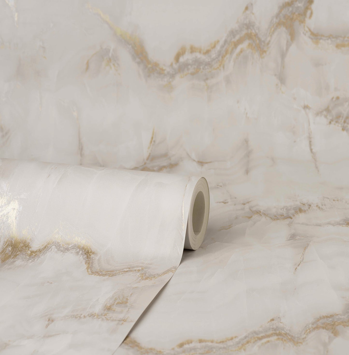 Fine Decor Aura Gold Marble Wallpaper, 20.5-in by 33-ft