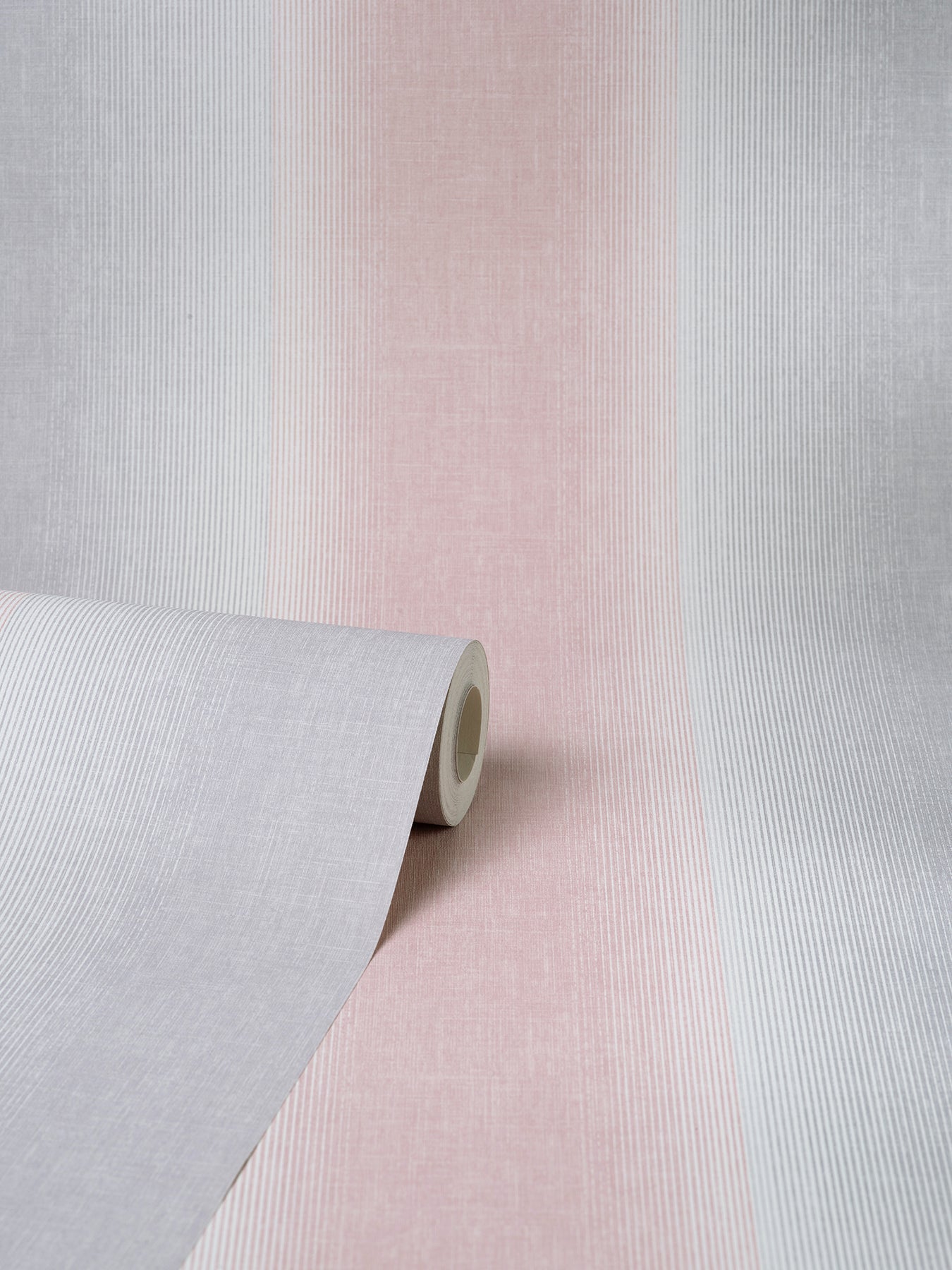 Fine Decor Kirby Pink Stripe Wallpaper, 20.86-in by 33-ft