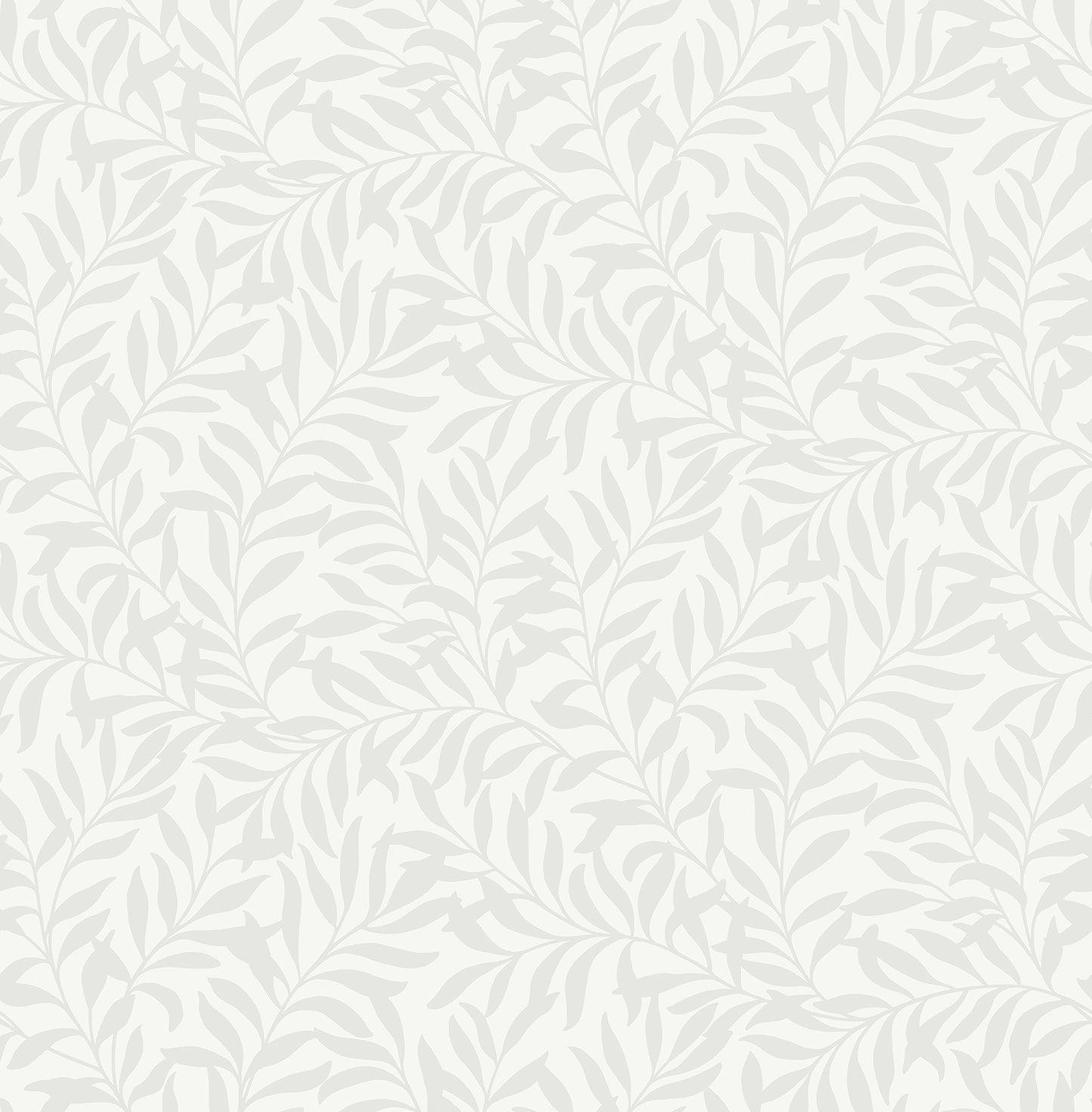 Brewster Salix Silver Leaf Wallpaper, 20.5-in by 33-ft