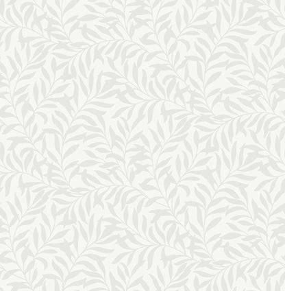 Brewster Salix Silver Leaf Wallpaper, 20.5-in by 33-ft