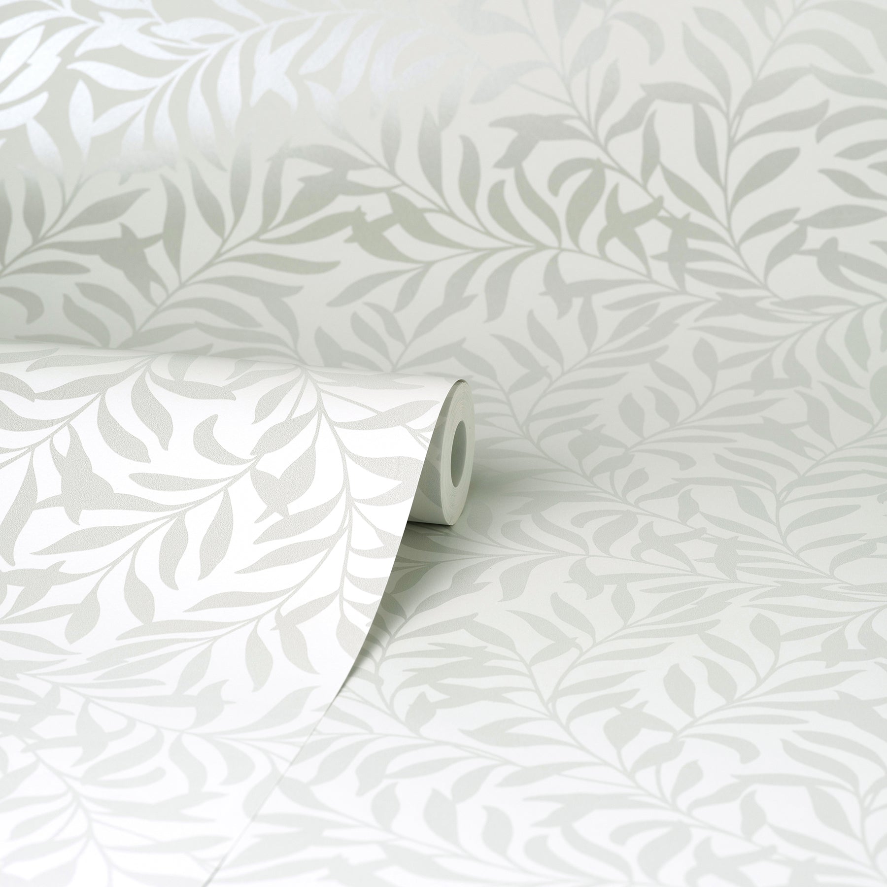 Brewster Salix Silver Leaf Wallpaper, 20.5-in by 33-ft