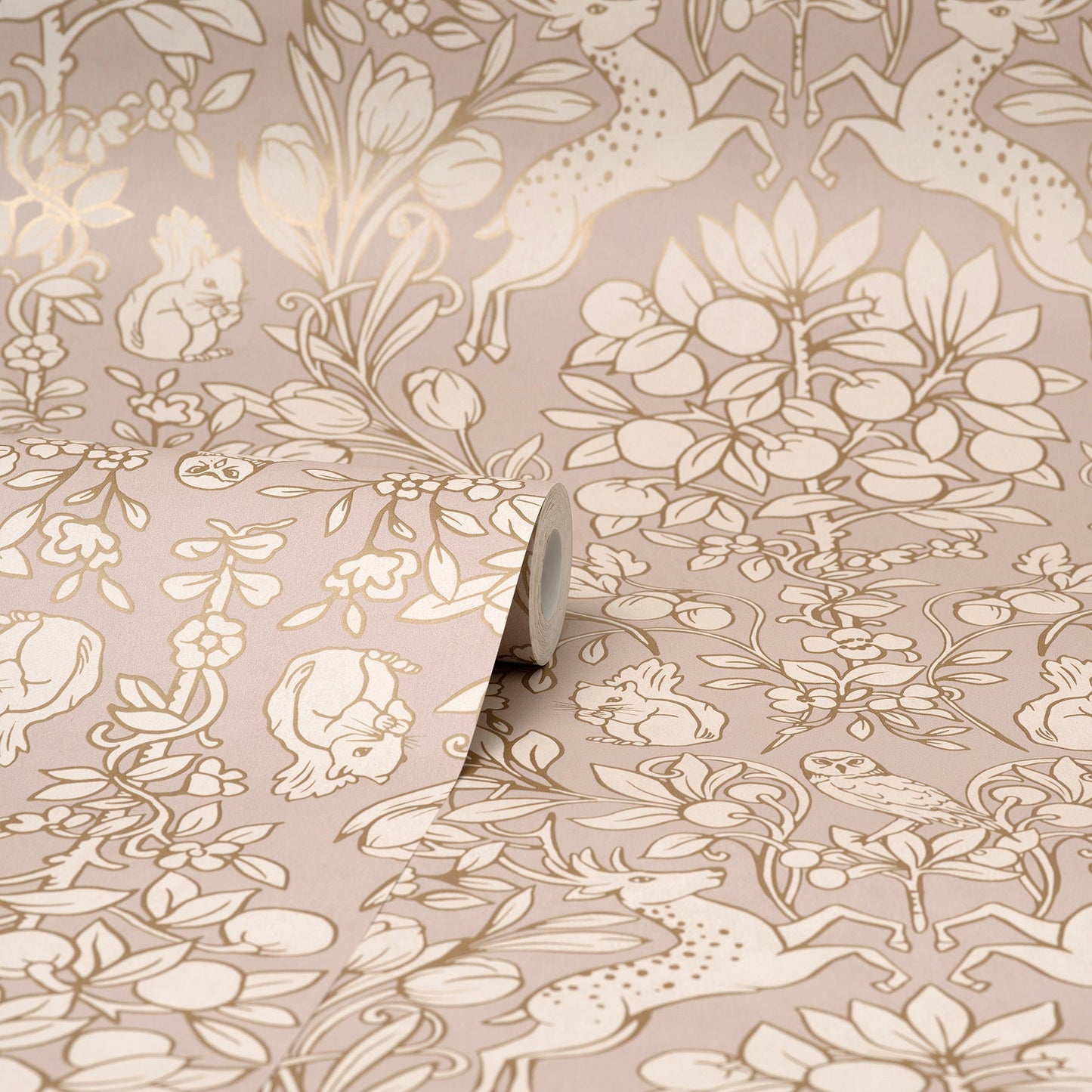 Brewster Richmond Pink Floral Wallpaper, 20.5-in by 33-ft