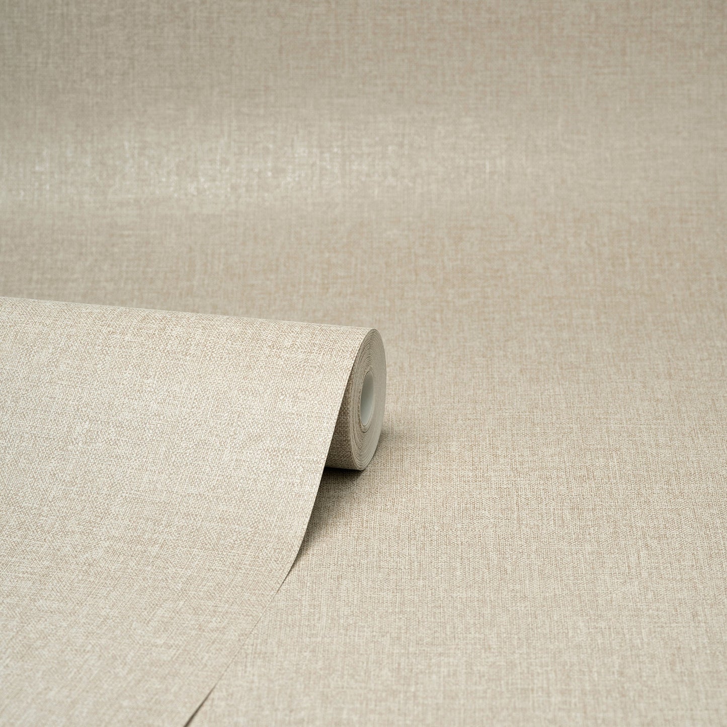 Brewster Glen Beige Linen Wallpaper, 20.5-in by 33-ft