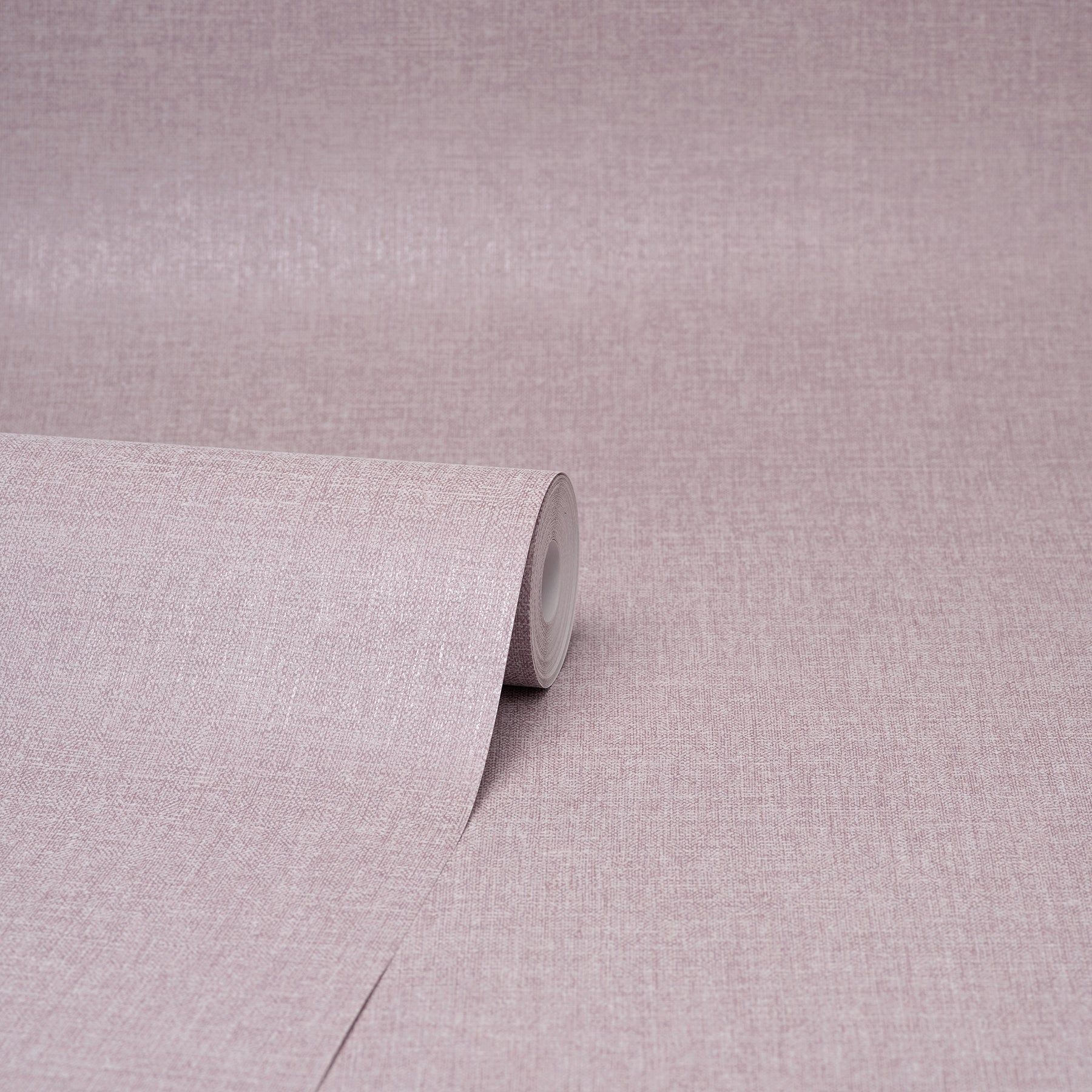 Brewster Glen Pink Linen Wallpaper, 20.5-in by 33-ft