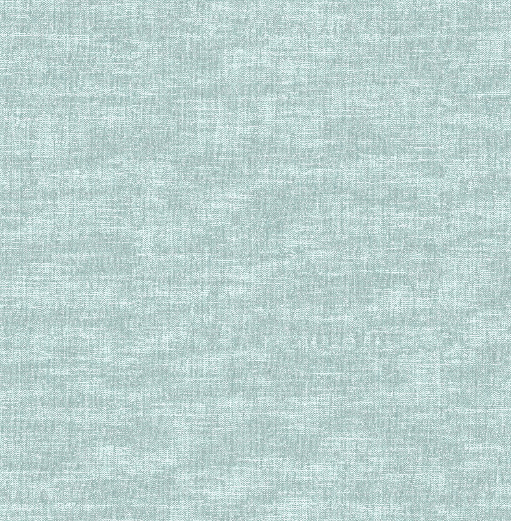 Brewster Glen Teal Linen Wallpaper, 20.5-in by 33-ft