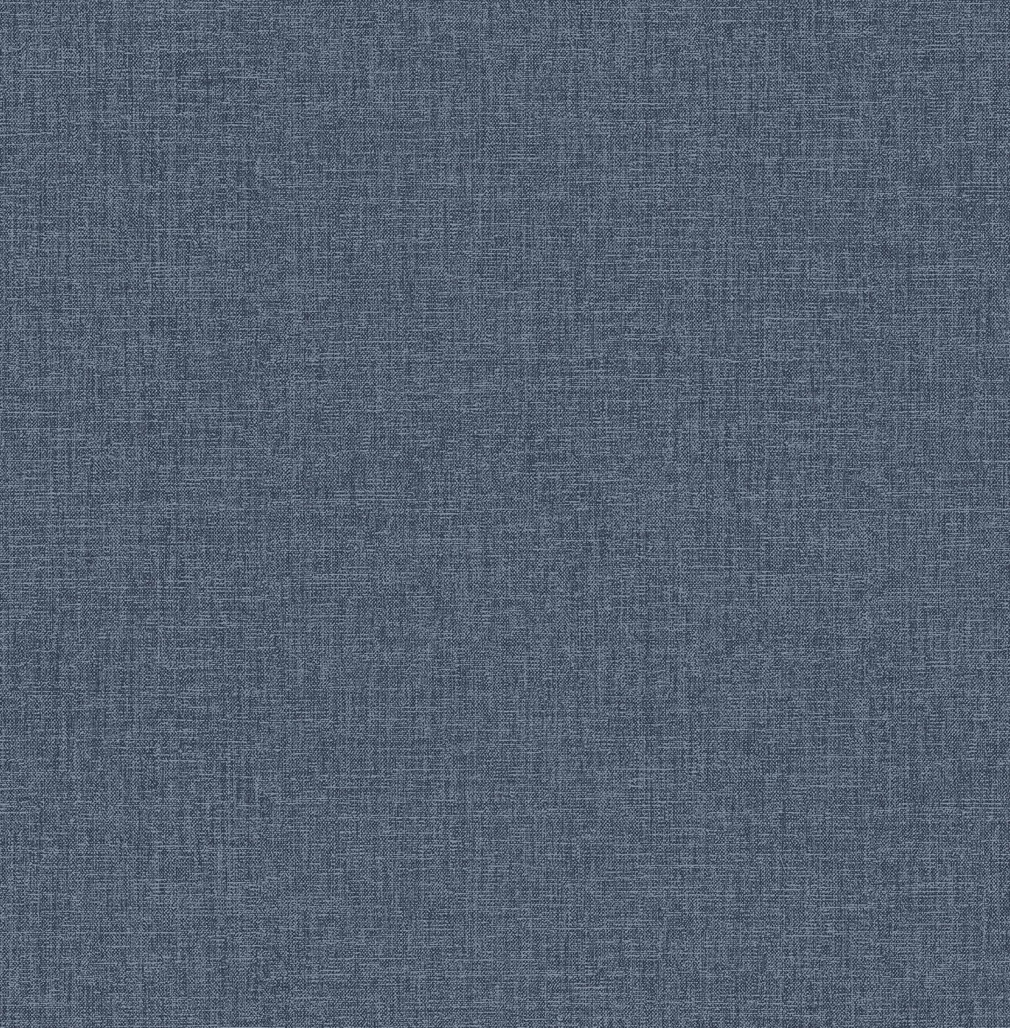 Brewster Glen Dark Blue Linen Wallpaper, 20.5-in by 33-ft