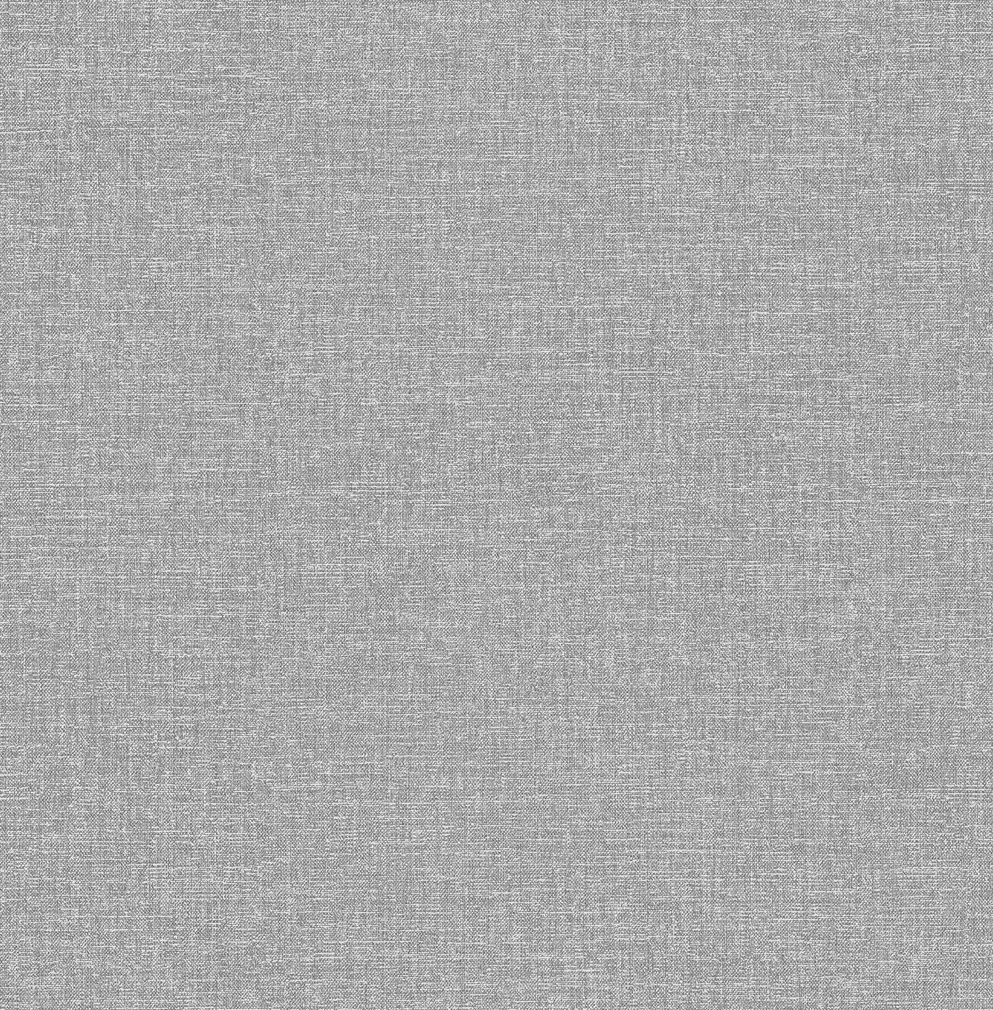 Brewster Glen Dark Grey Linen Wallpaper, 20.5-in by 33-ft