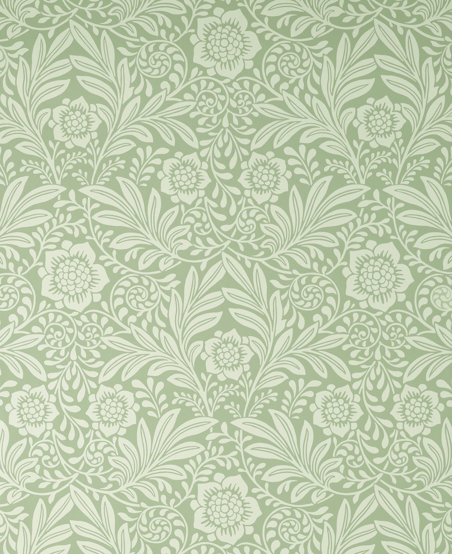 Fine Decor Camille Sage Damask Wallpaper, 20.5-in by 33-ft