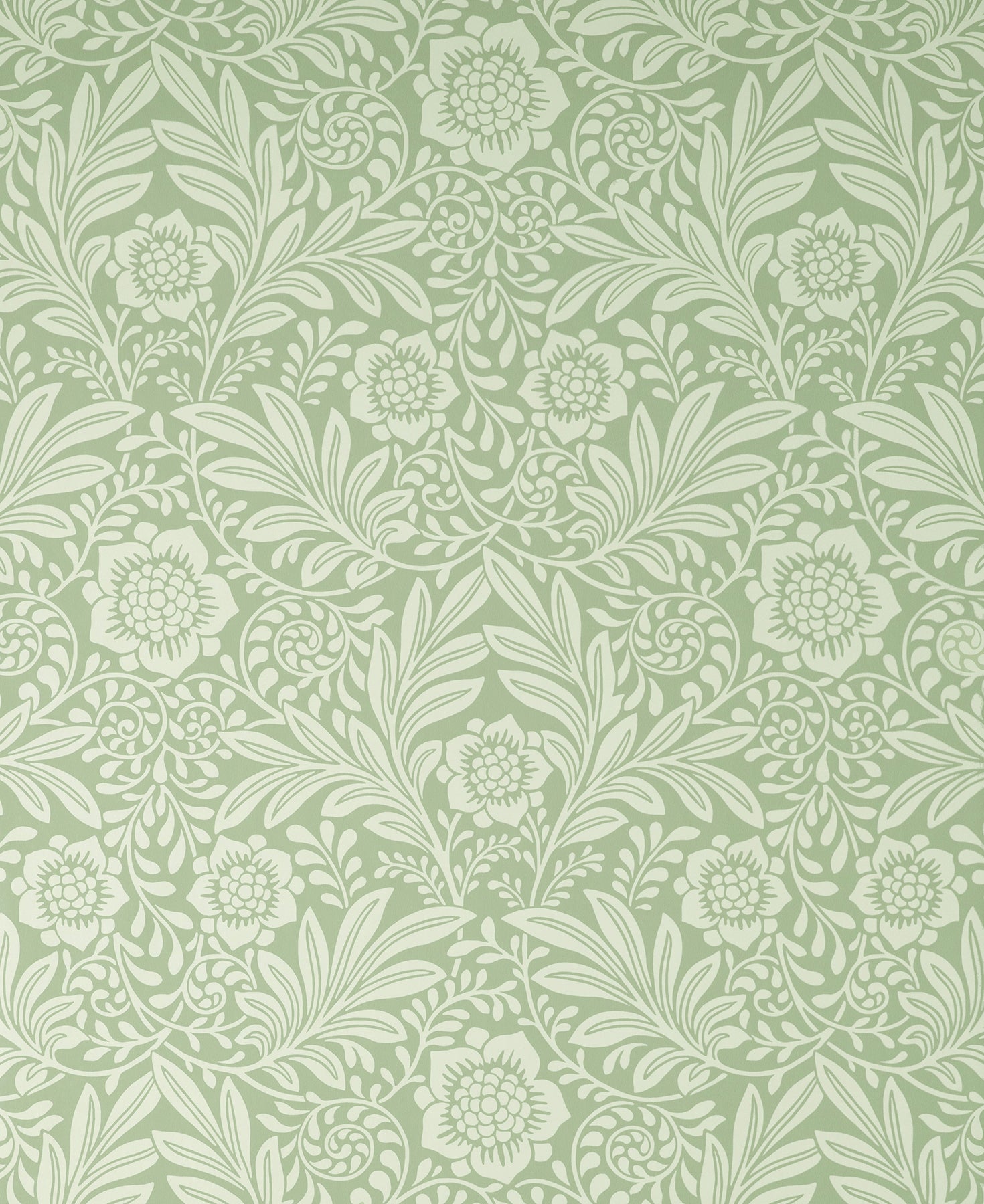 Fine Decor Camille Sage Damask Wallpaper, 20.5-in by 33-ft