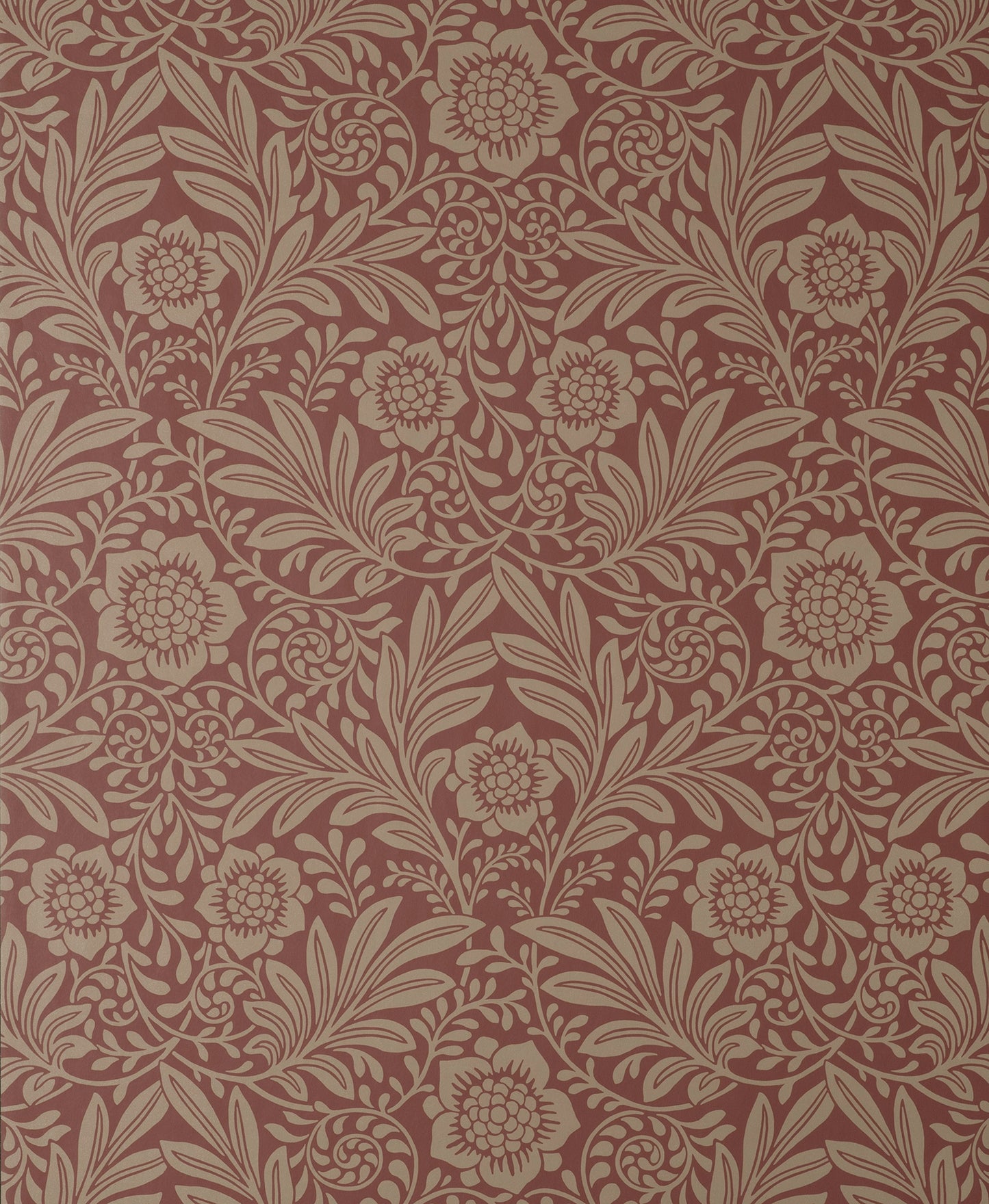 Fine Decor Camille Red Damask Wallpaper, 20.5-in by 33-ft