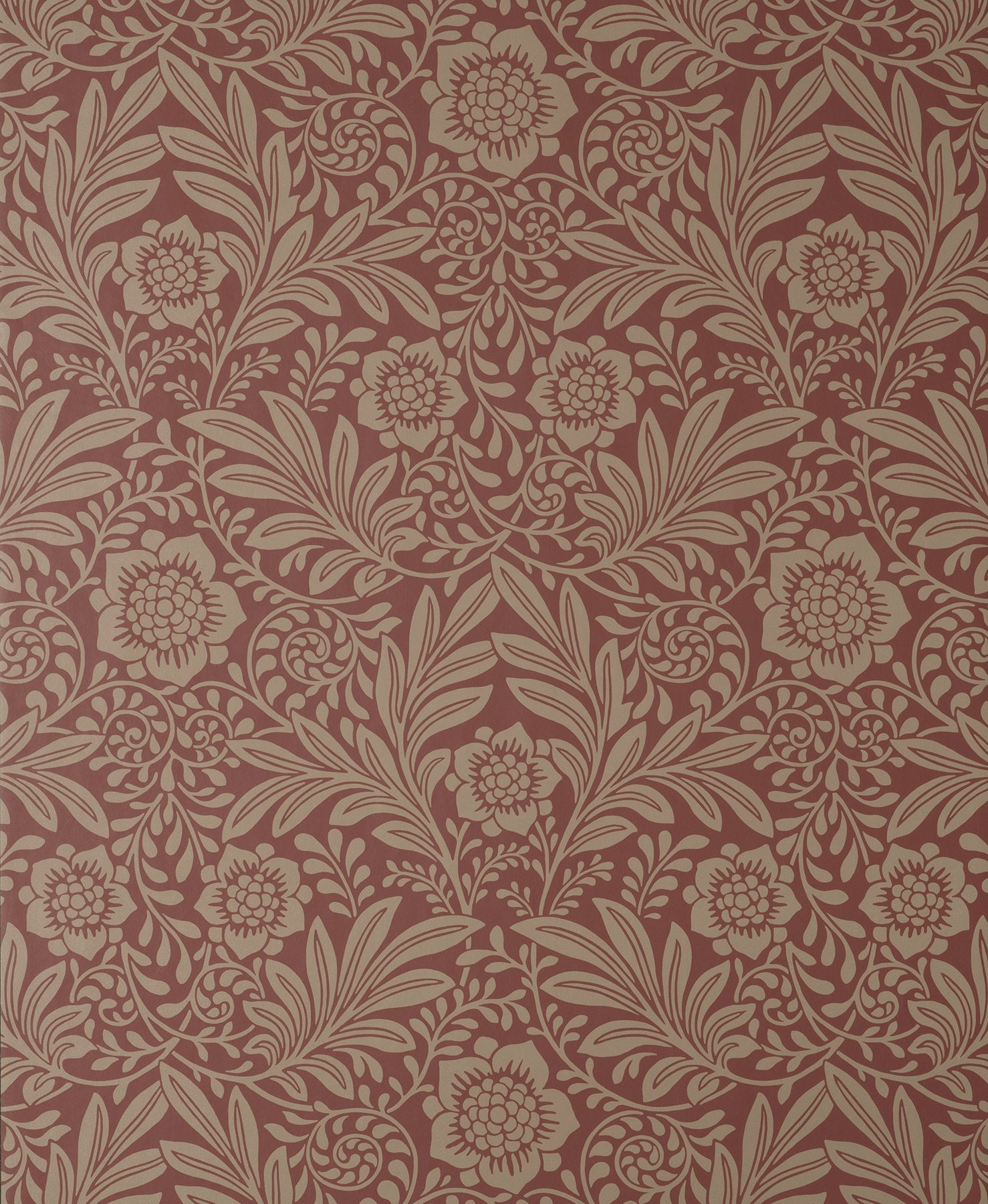 Fine Decor Camille Red Damask Wallpaper, 20.5-in by 33-ft