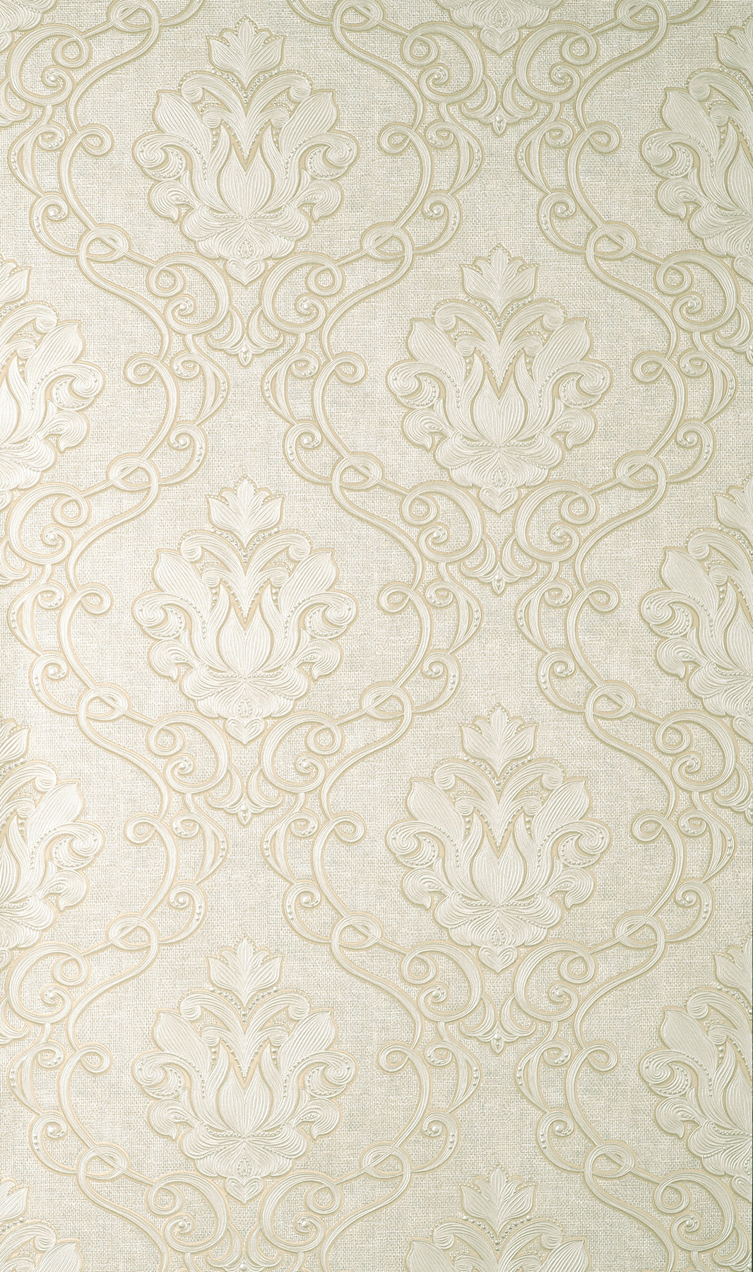 Fine Decor Florentine Neutral Damask Wallpaper, 20.9-in by 33-ft