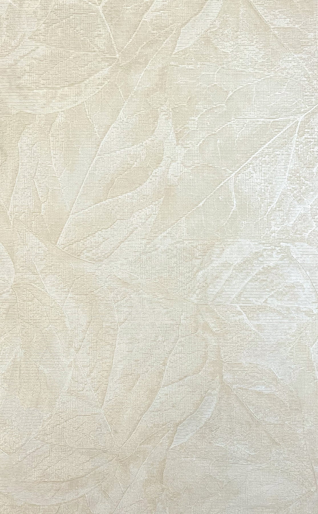 Fine Decor Aspen Bone Leaf Wallpaper, 20.9-in by 33-ft