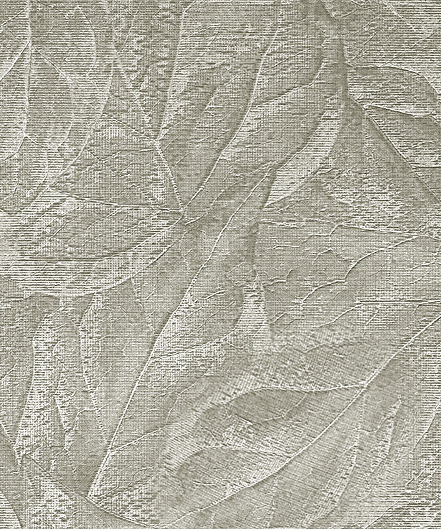 Fine Decor Aspen Sterling Leaf Wallpaper, 20.9-in by 33-ft